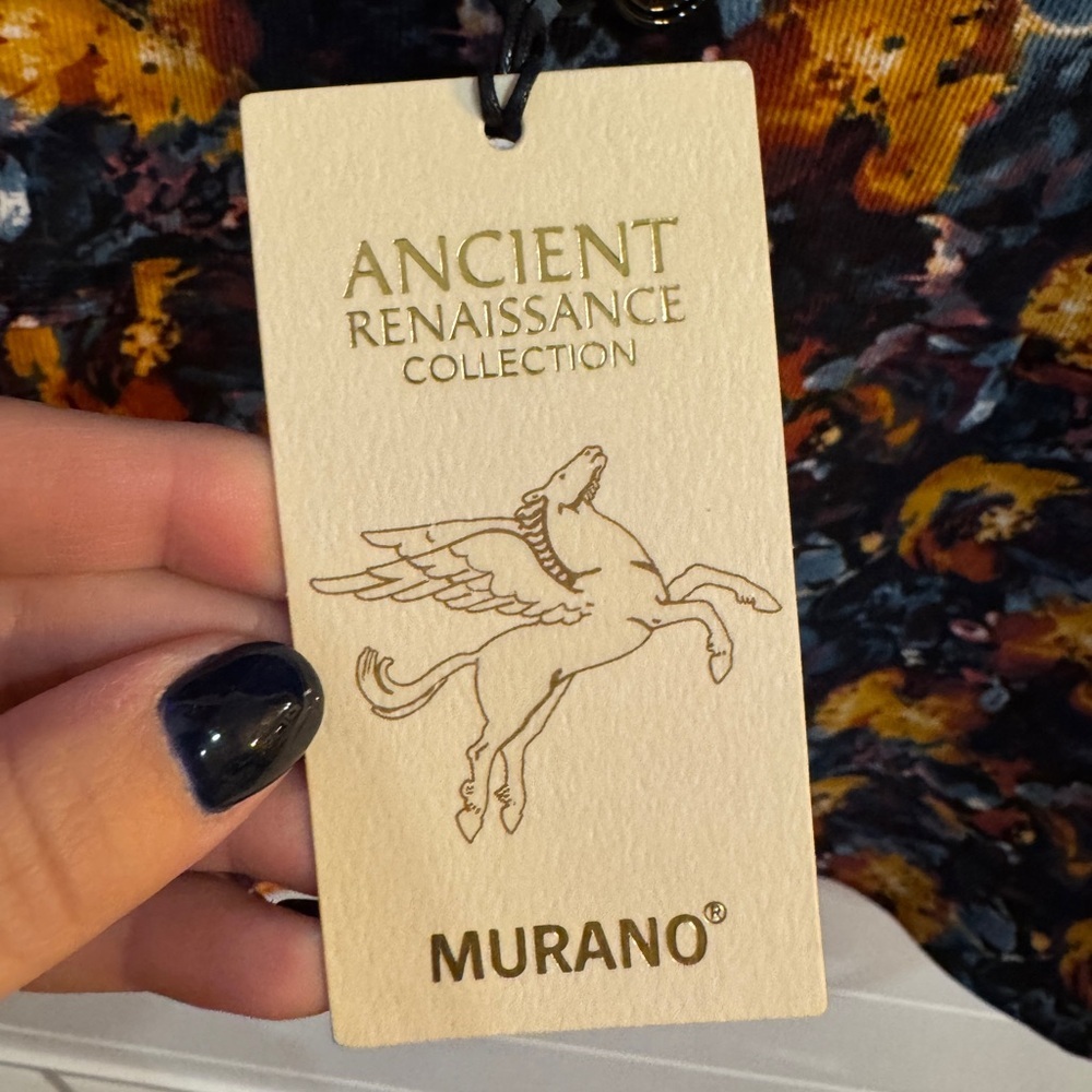 Murano Ancient Renaissance Collection Slim Floral Print Corduroy Blazer
Size L - Picture 6 of 10